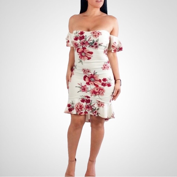 Dresses & Skirts - floral print midi dress